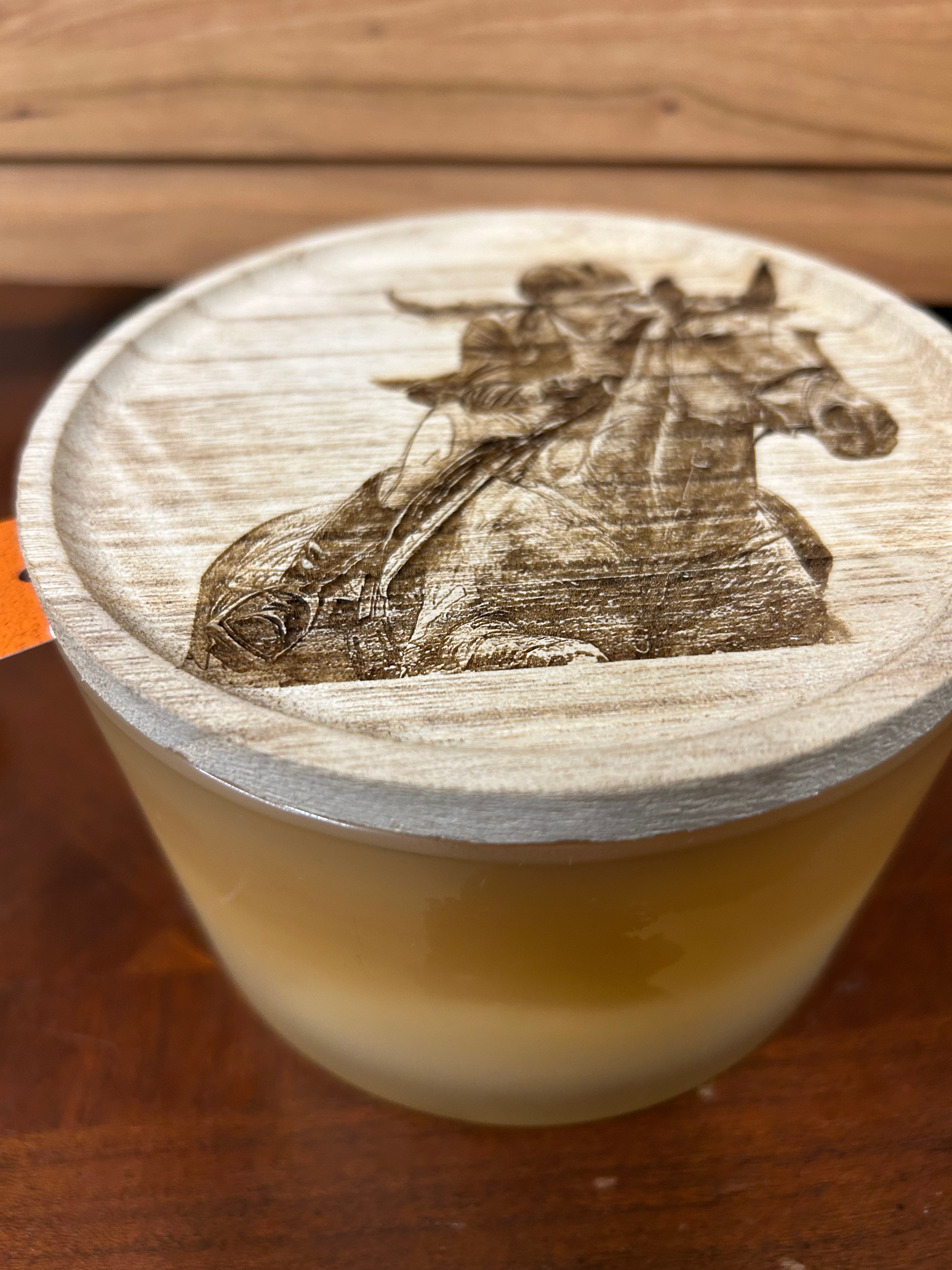 Xl 3 wick equestrian jump candle