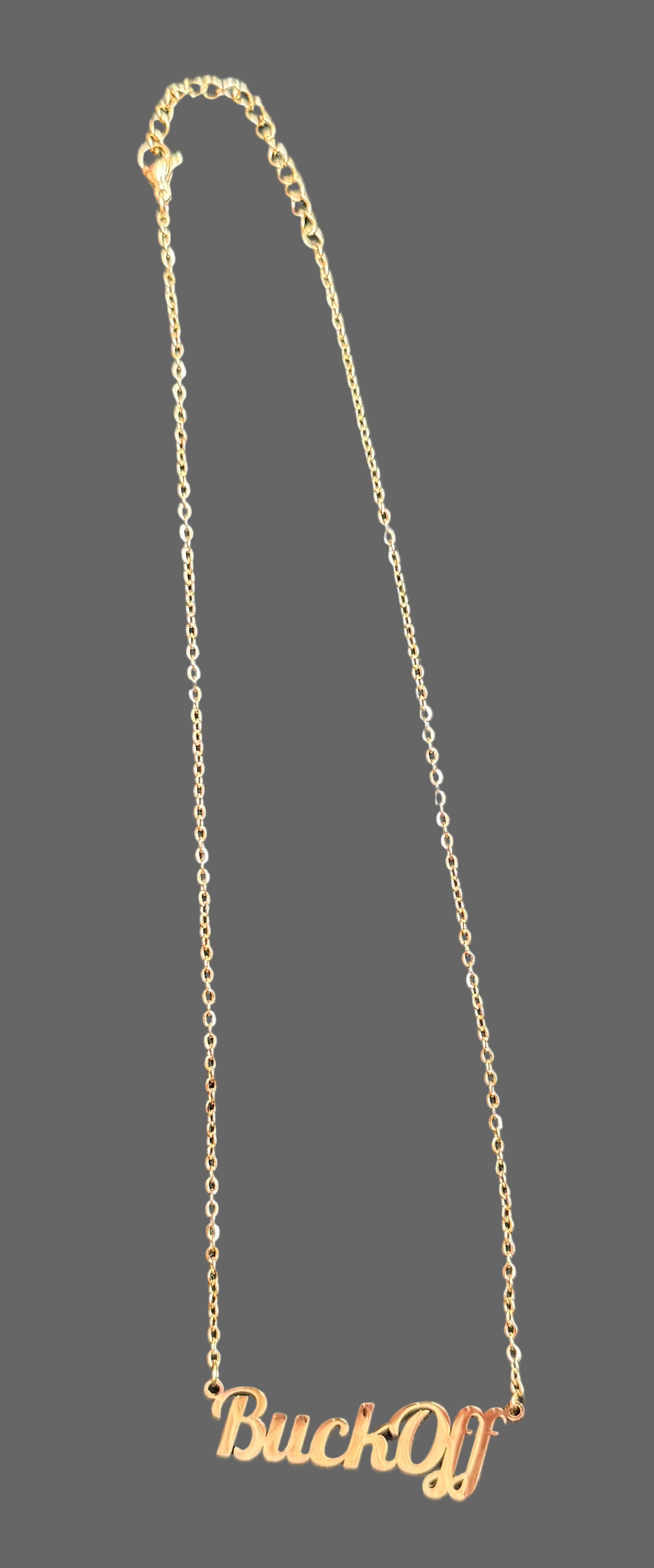 'Buck Off' Necklace