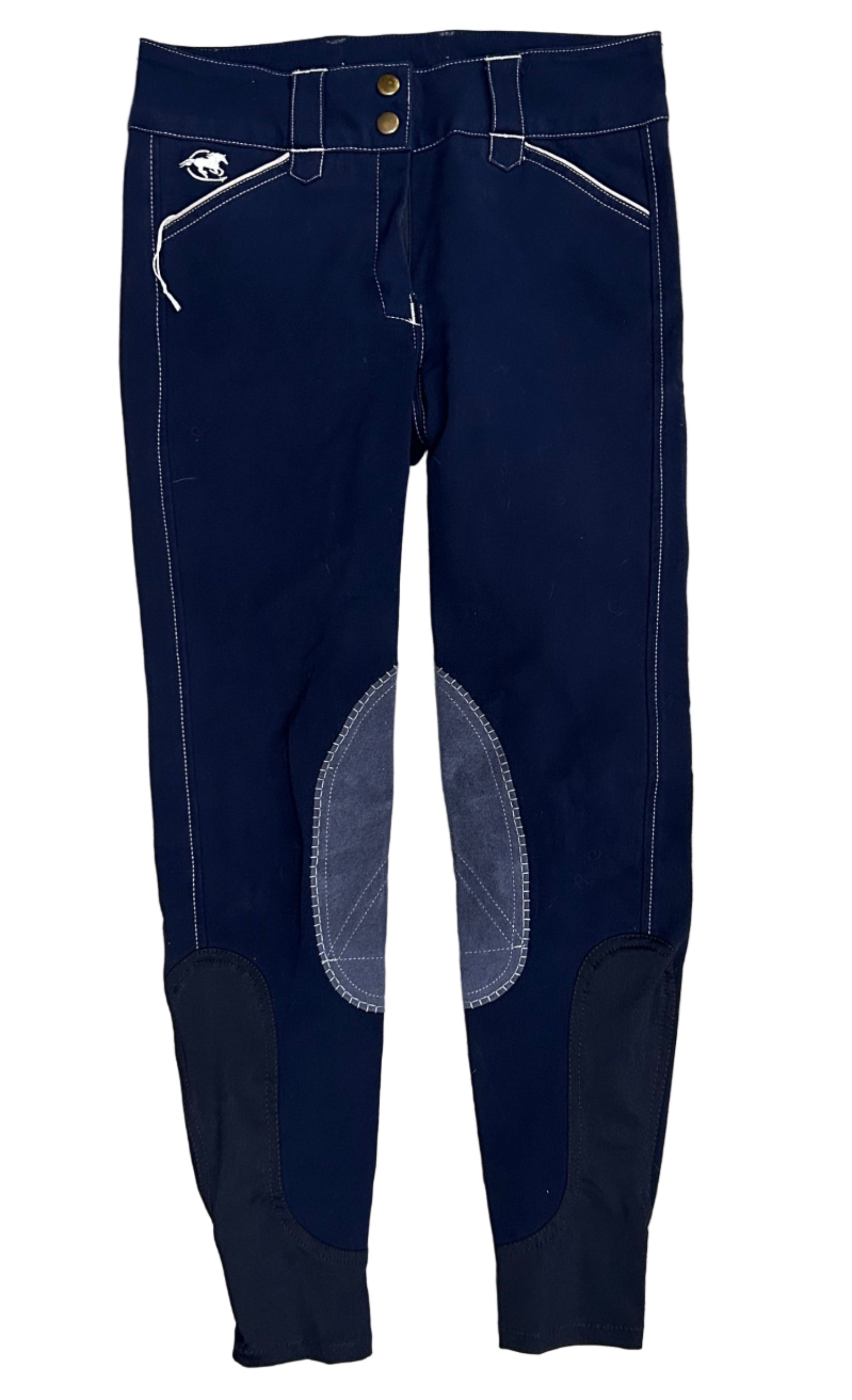 Smartpak Piper Breeches in Navy/Gray - Women's 24R