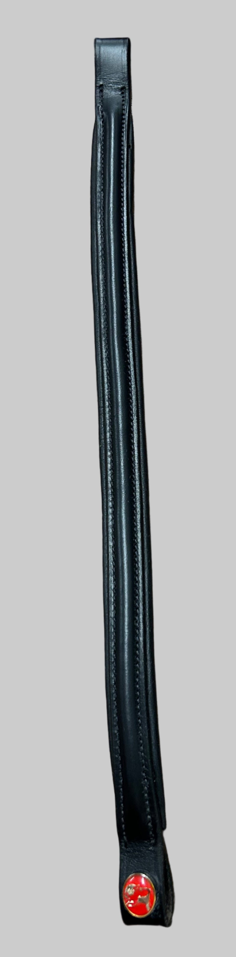 Kieffer Raised Browband in Black - 16"