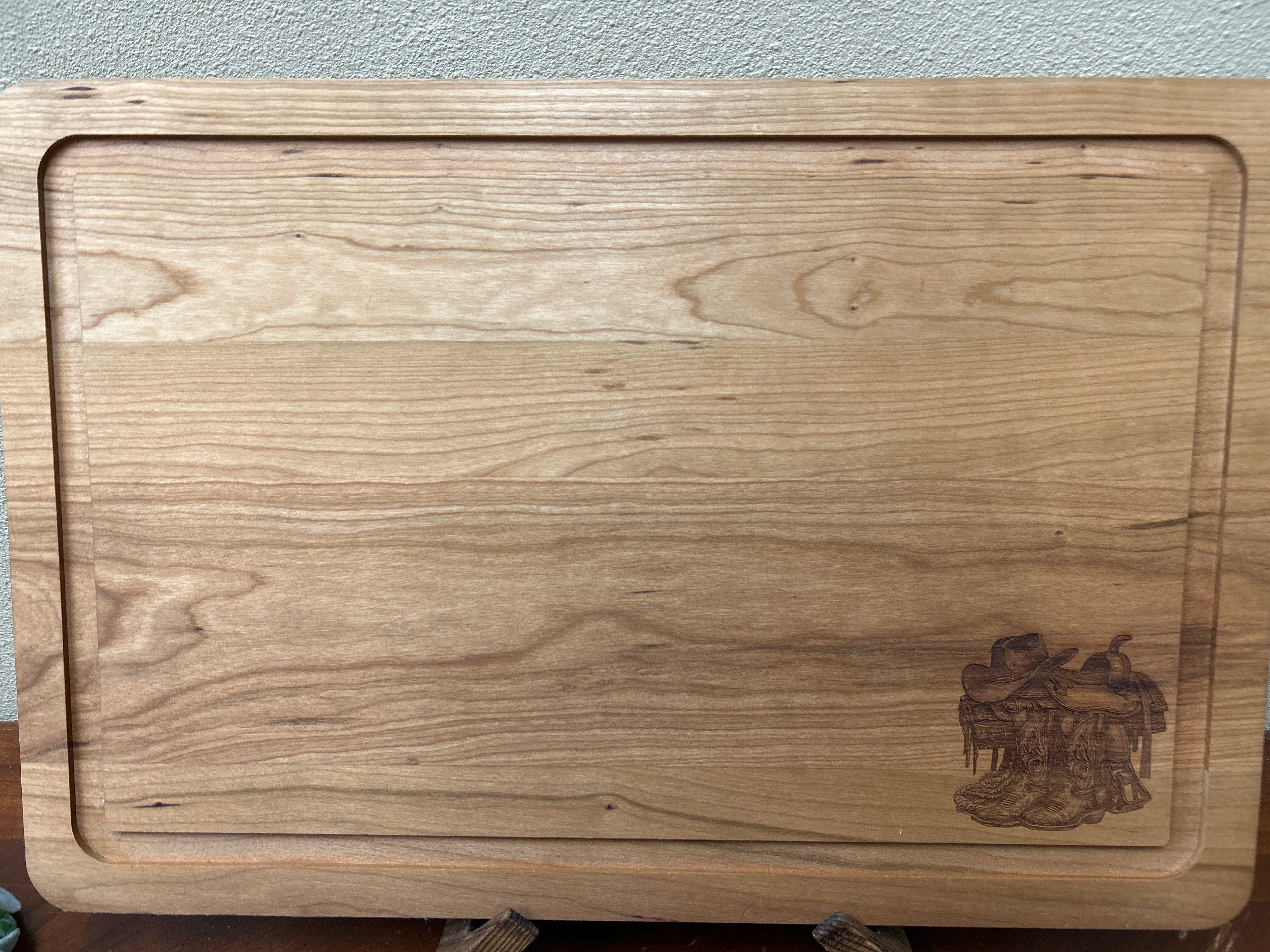 Cowboy cutting board
