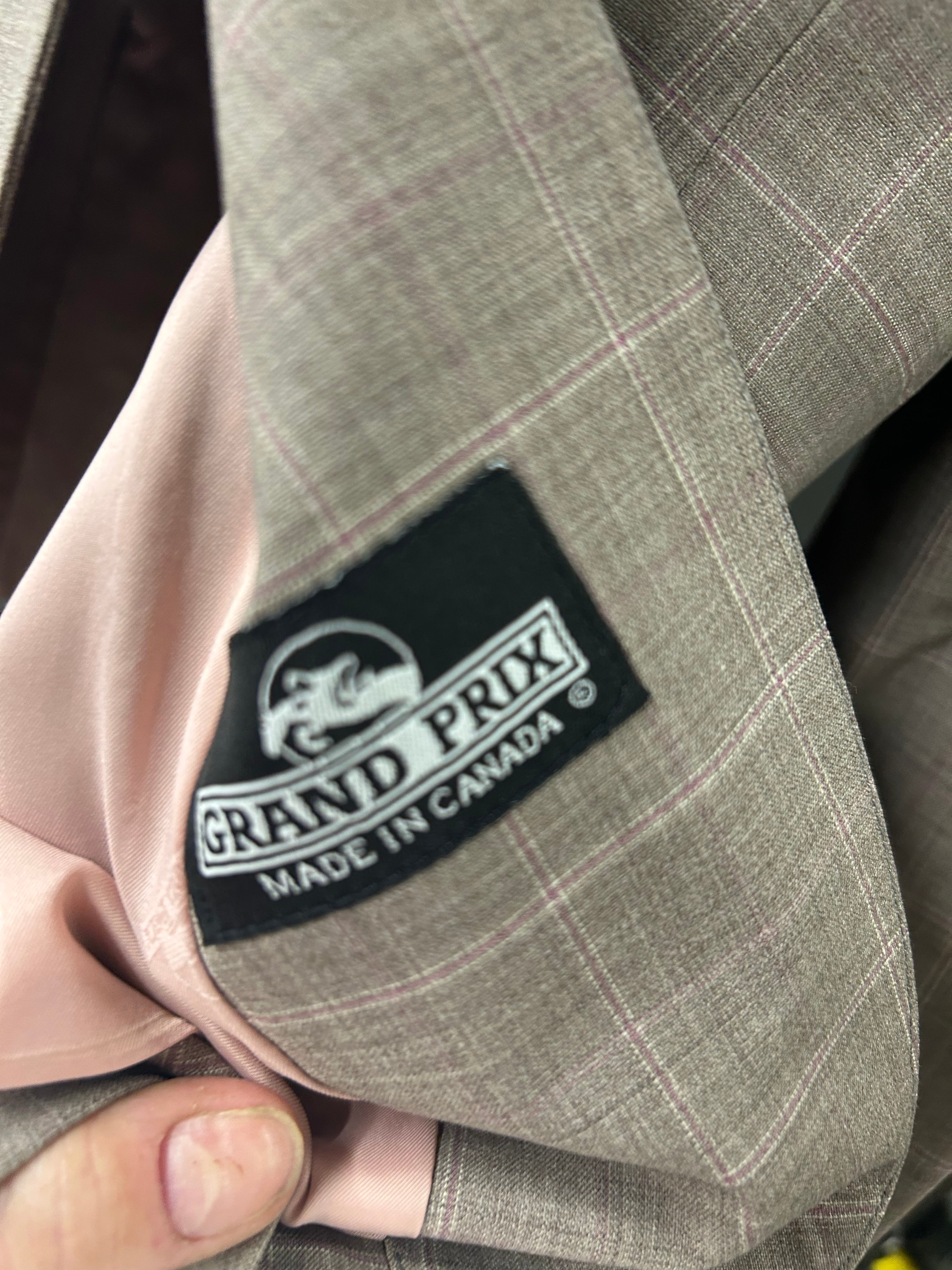 Grand Prix Show Coat Sand Plaid