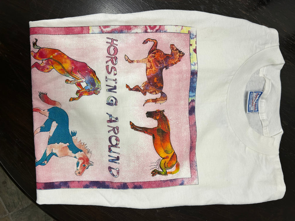 Horsin' Around T-shirt in White