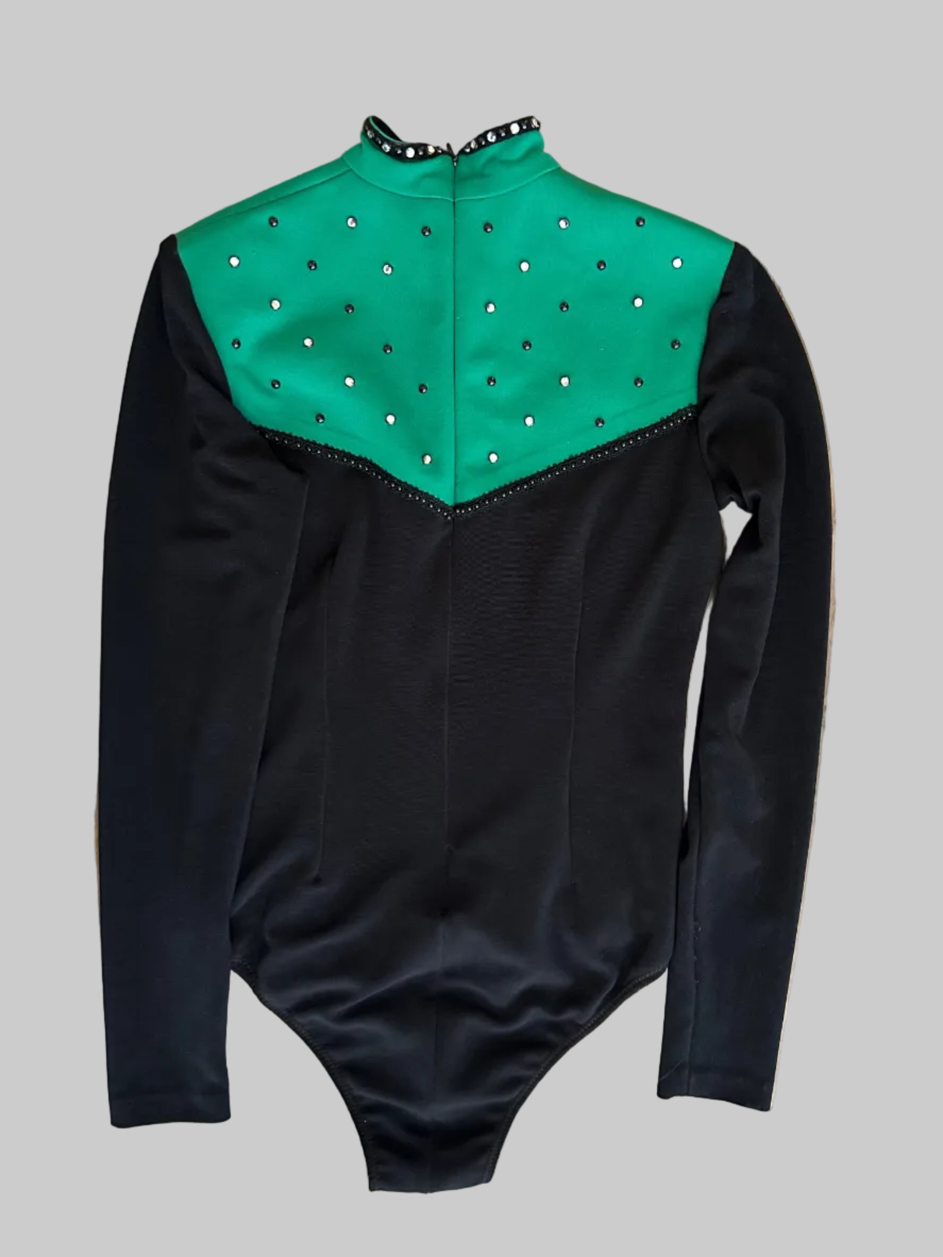 Western Pleasure Show Set Ladies M Green And Creme