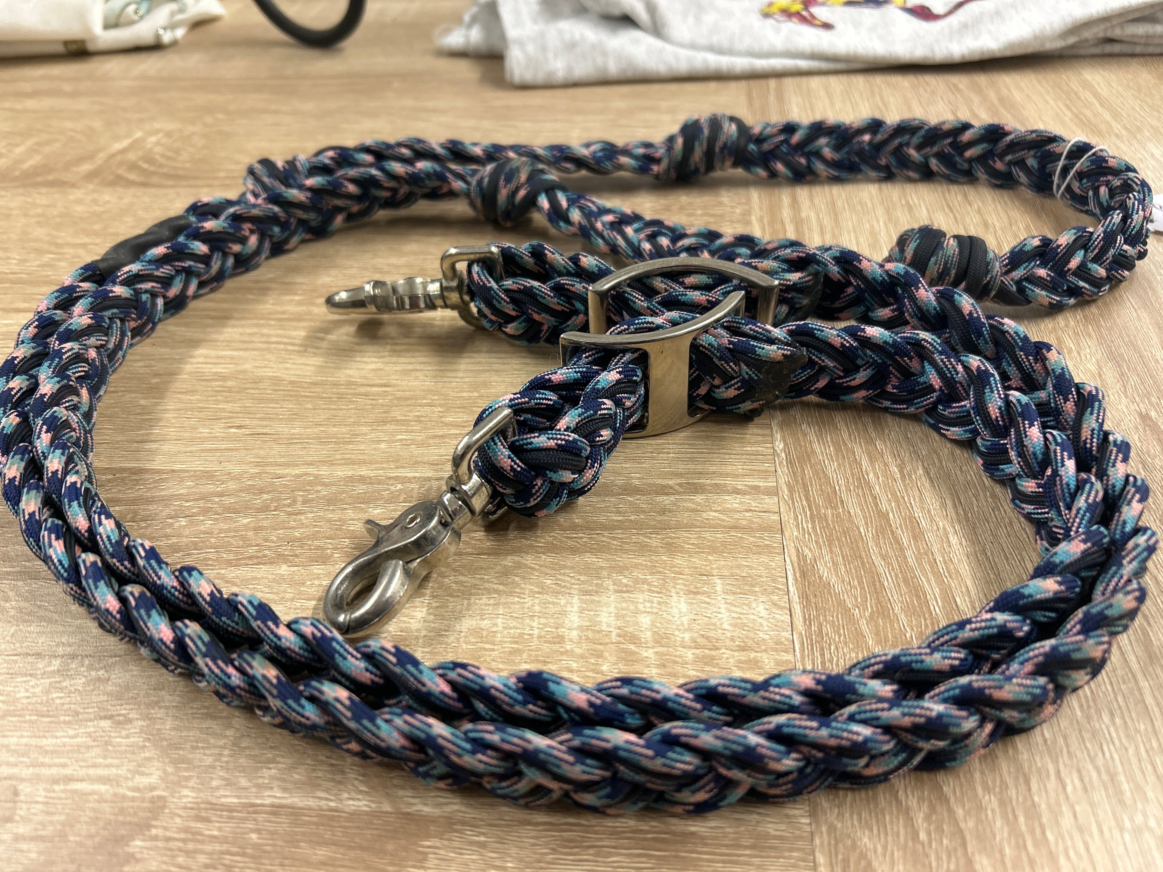 Western Barrel Racing Reins in Multicolor