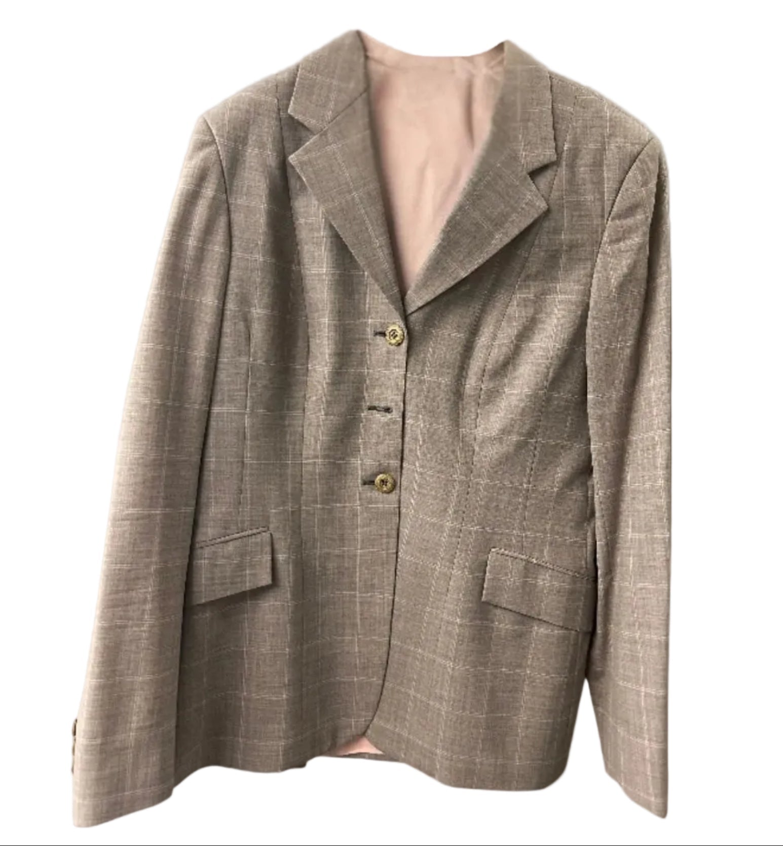 Grand Prix Show Coat Sand Plaid