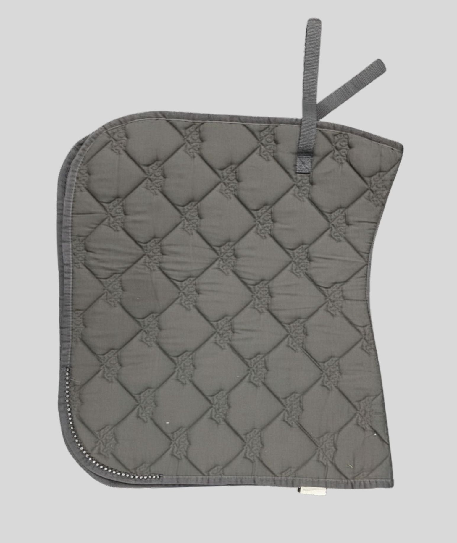 Gray/Green Dressage Pad With Bling