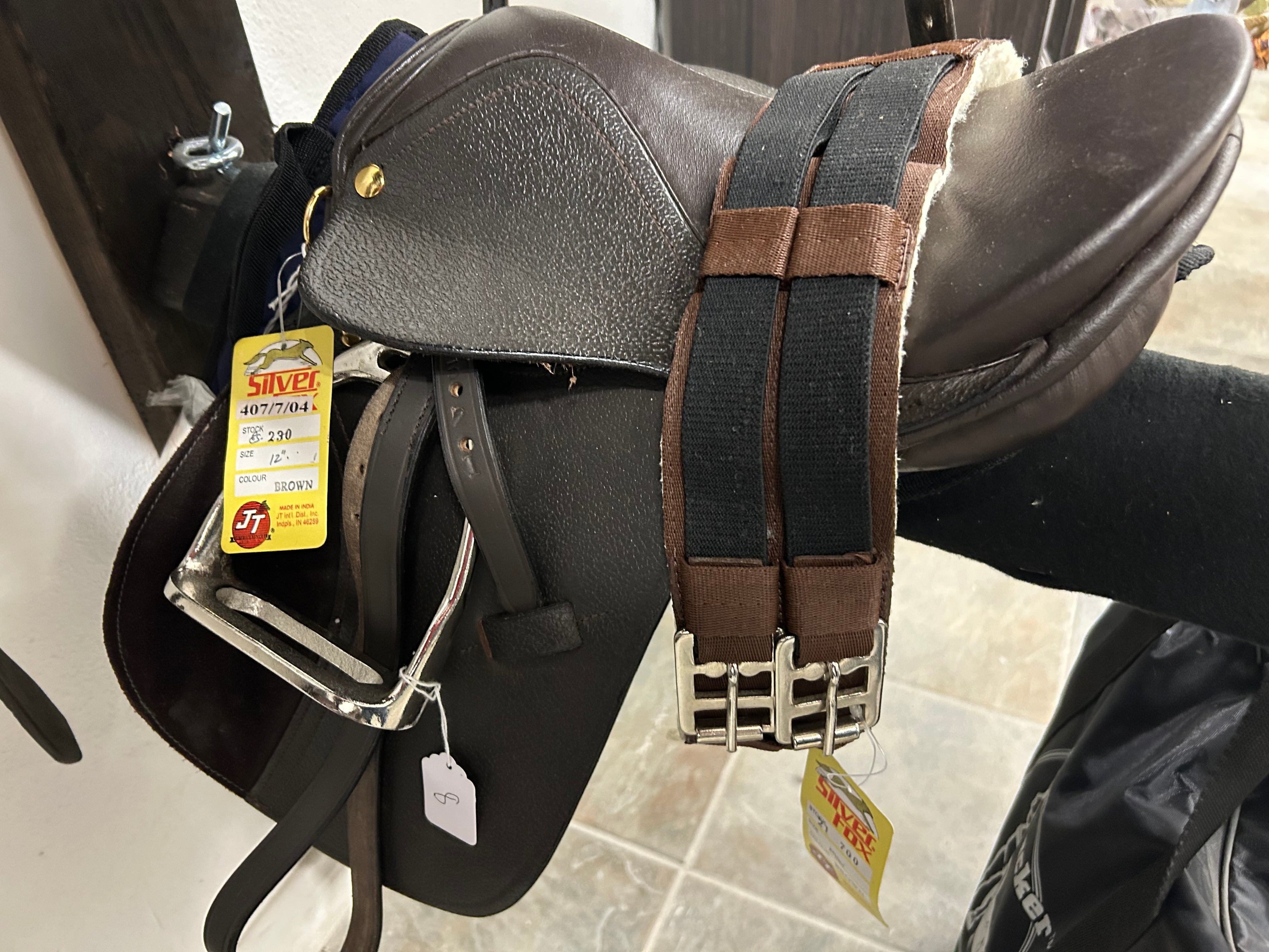 Mini pony/kid saddle set 12”