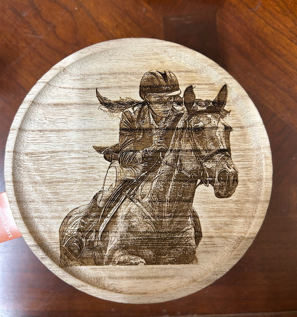 Xl 3 wick equestrian jump candle