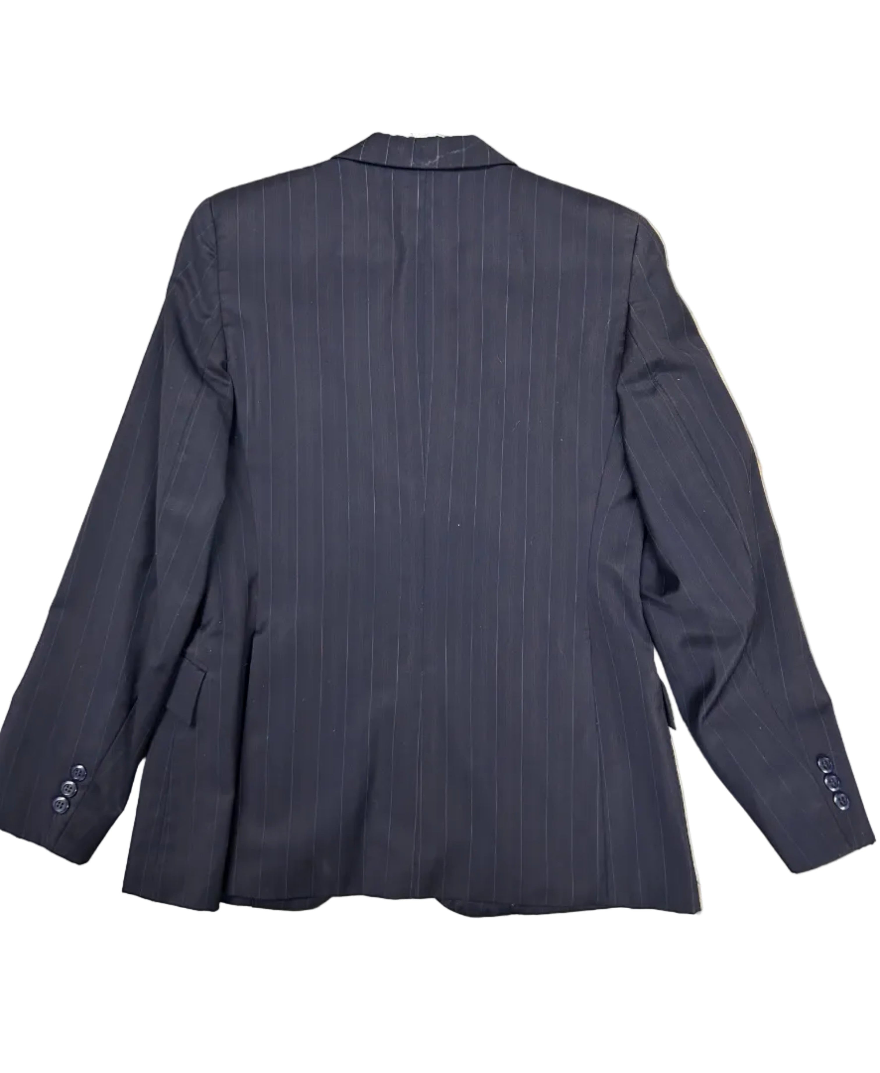 Grand Prix Show Coat 14T Slim Navy/mauve Stripe