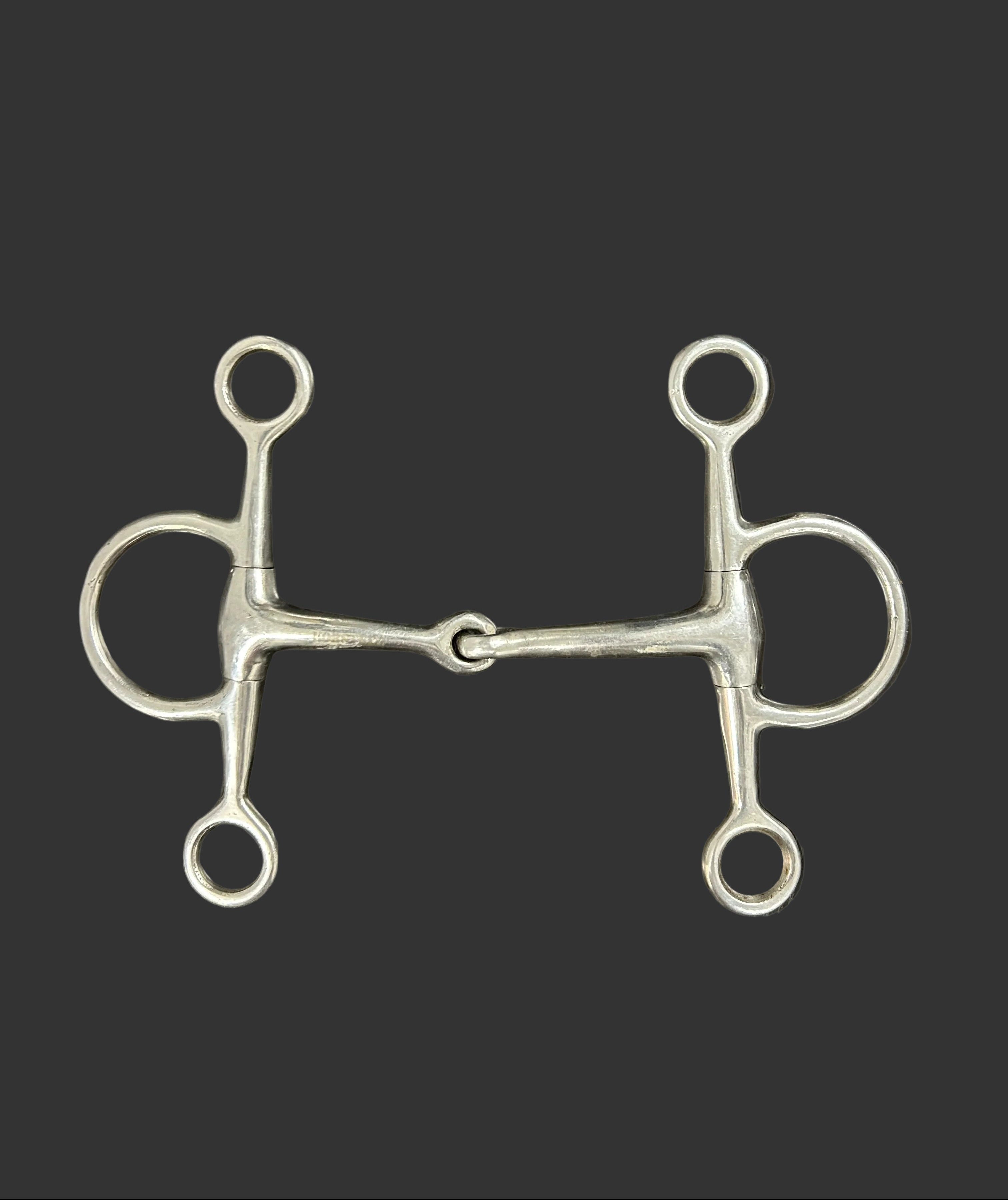 Pelham Snaffle Bit With Solid rings 5"