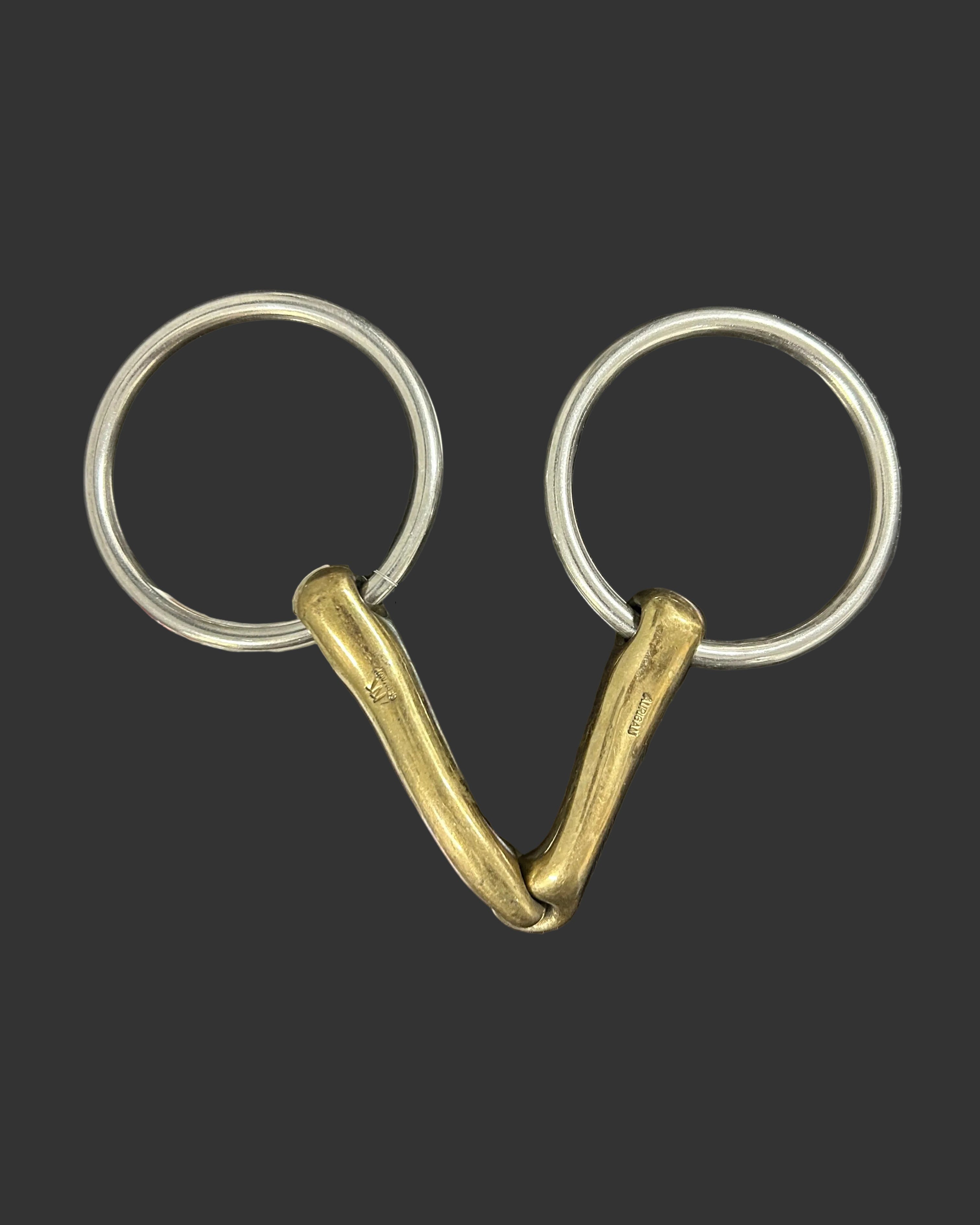 Herm Sprenger Loose Ring Snaffle 5 1/4 Aurigan center