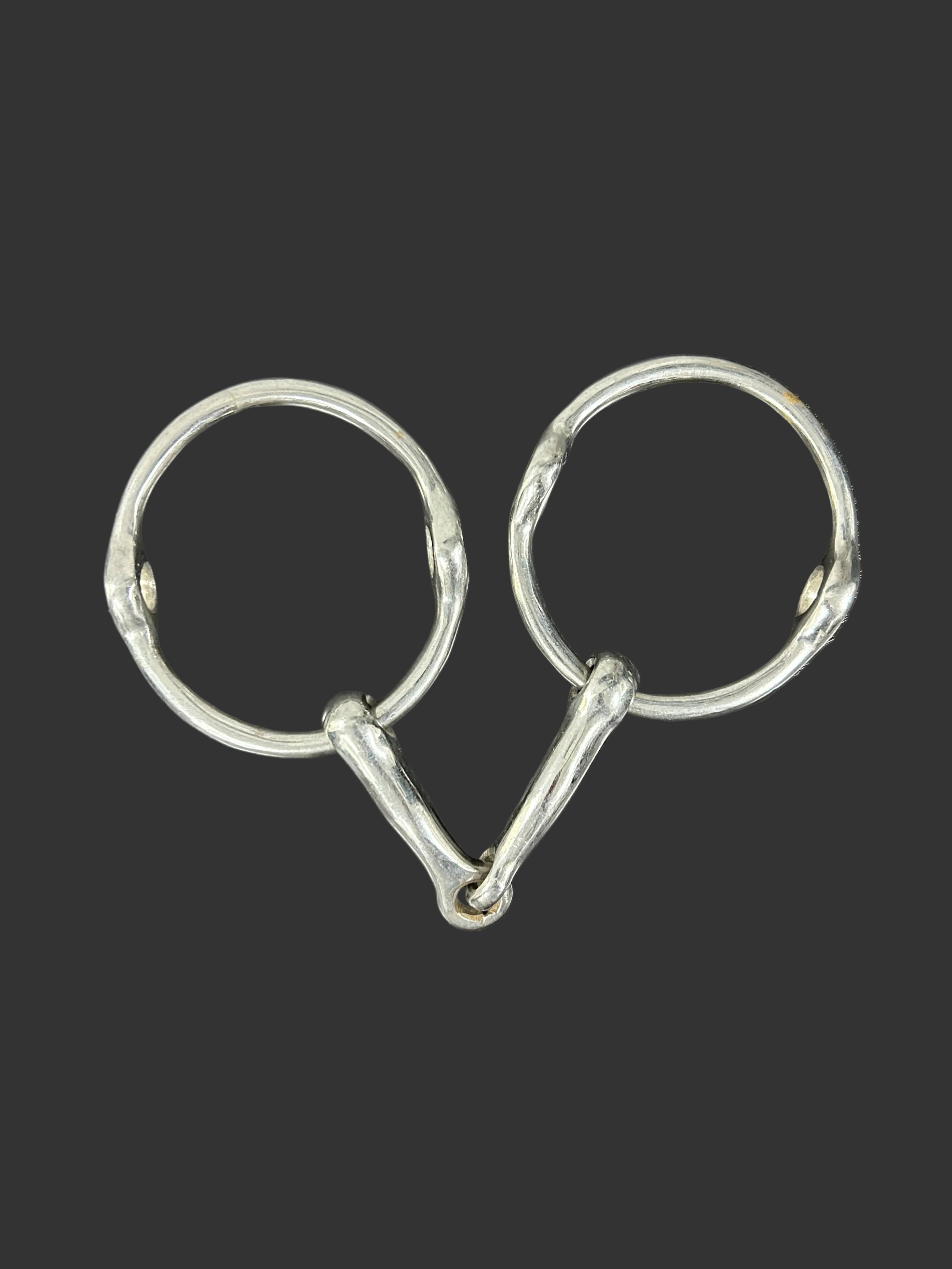 Gag Bit 4 3/4 Stainless Steel Snaffle