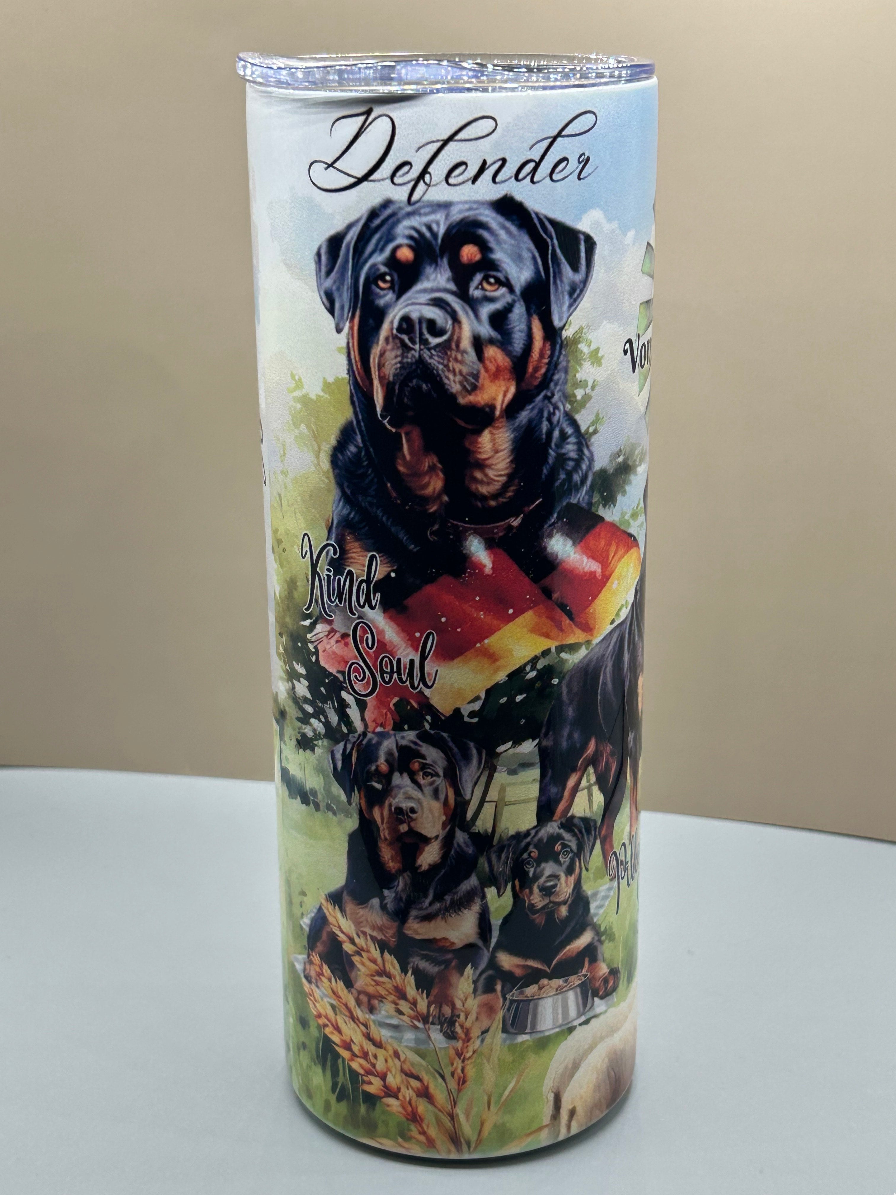 Rottweiler tumbler 20 oz hot/cold TCC original
