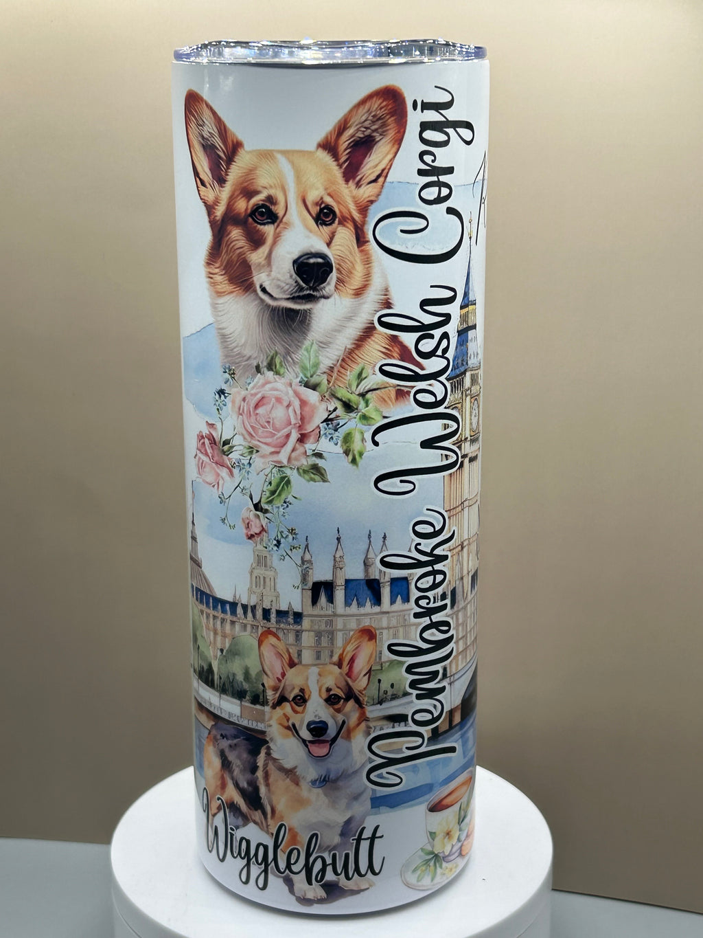 Corgi tumbler hot/cold 20 oz TCC original