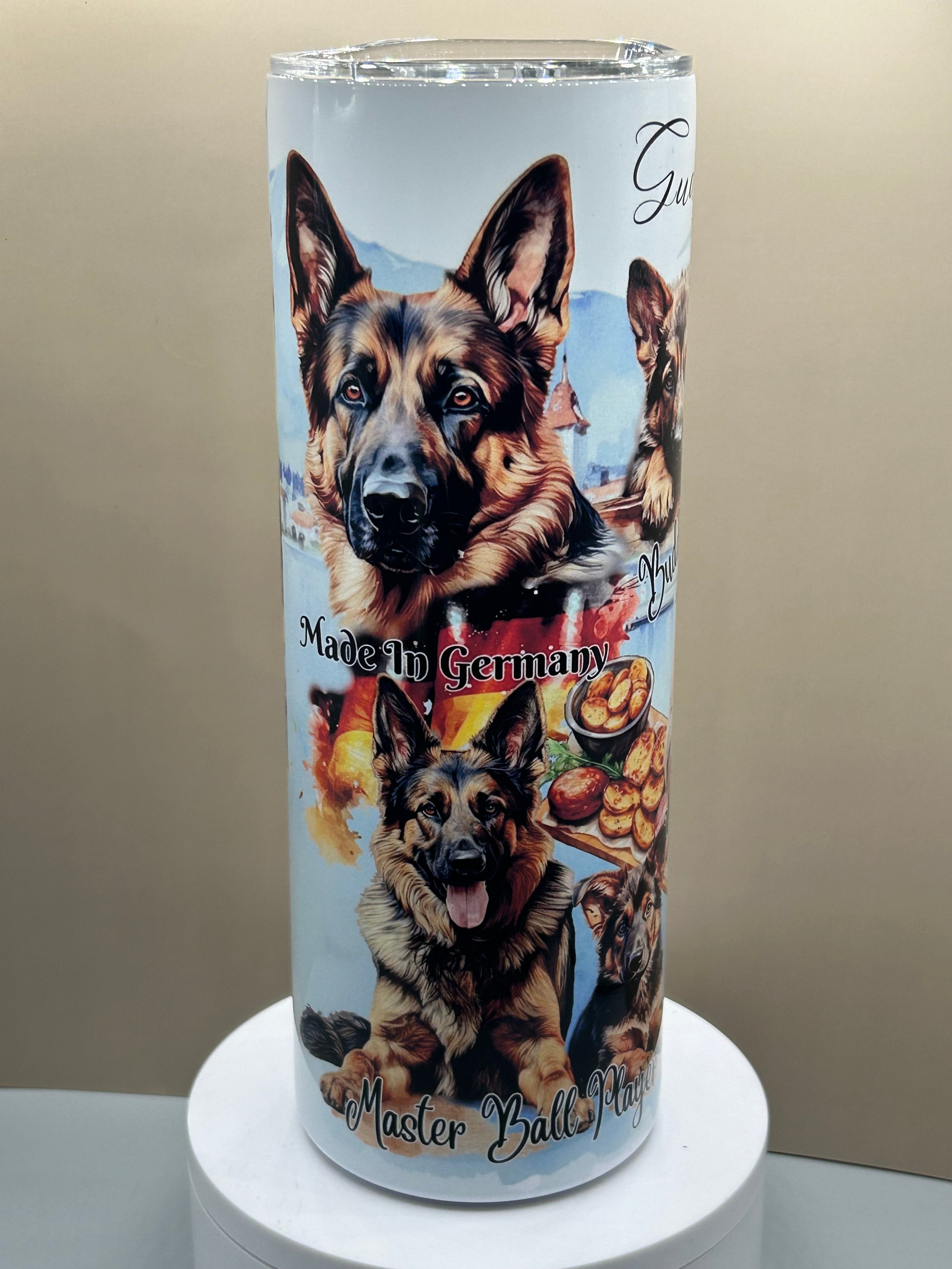 German Shepherd 20 oz tumbler hot/cold TCC original