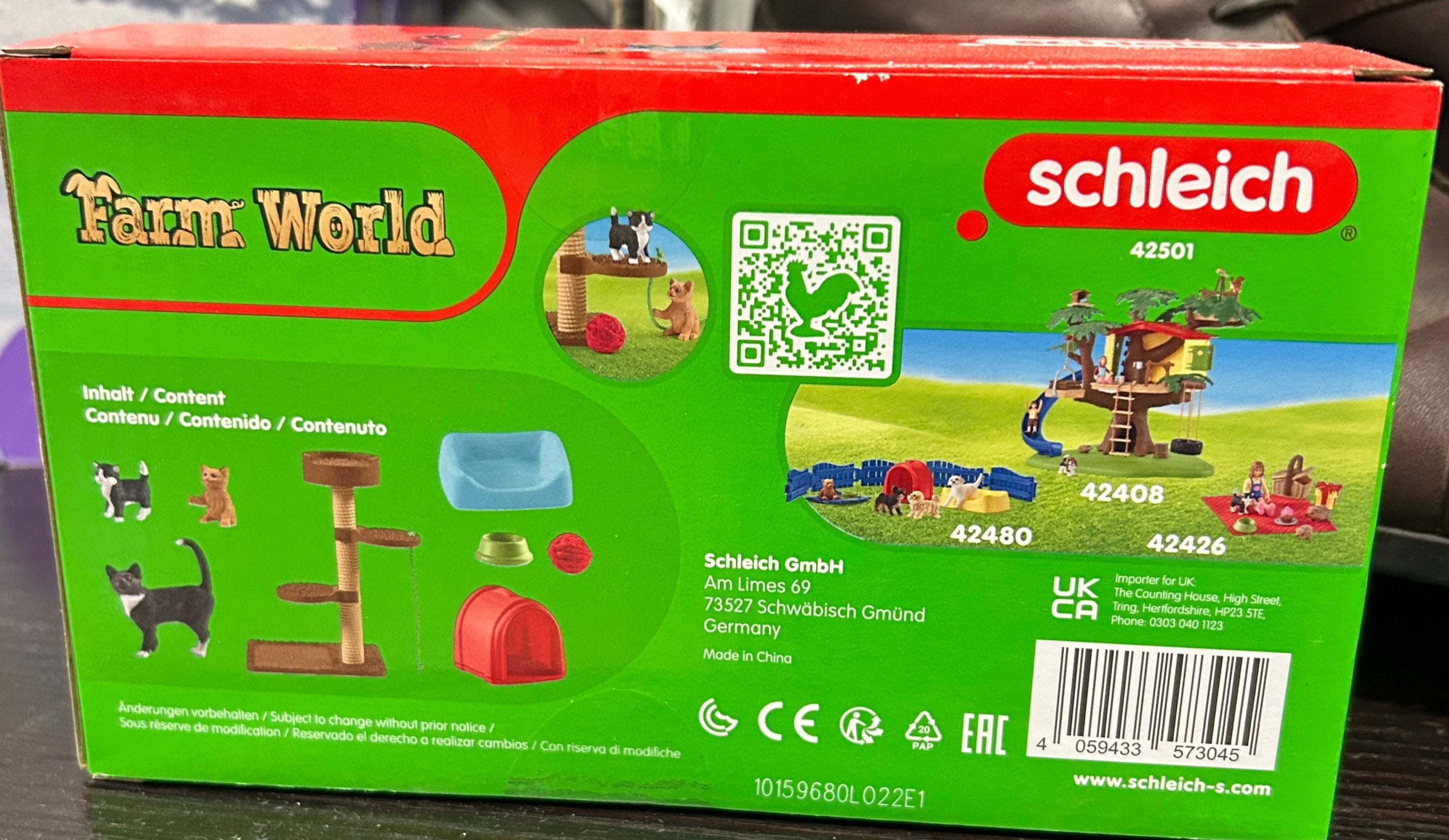 Schleich farm world cats New