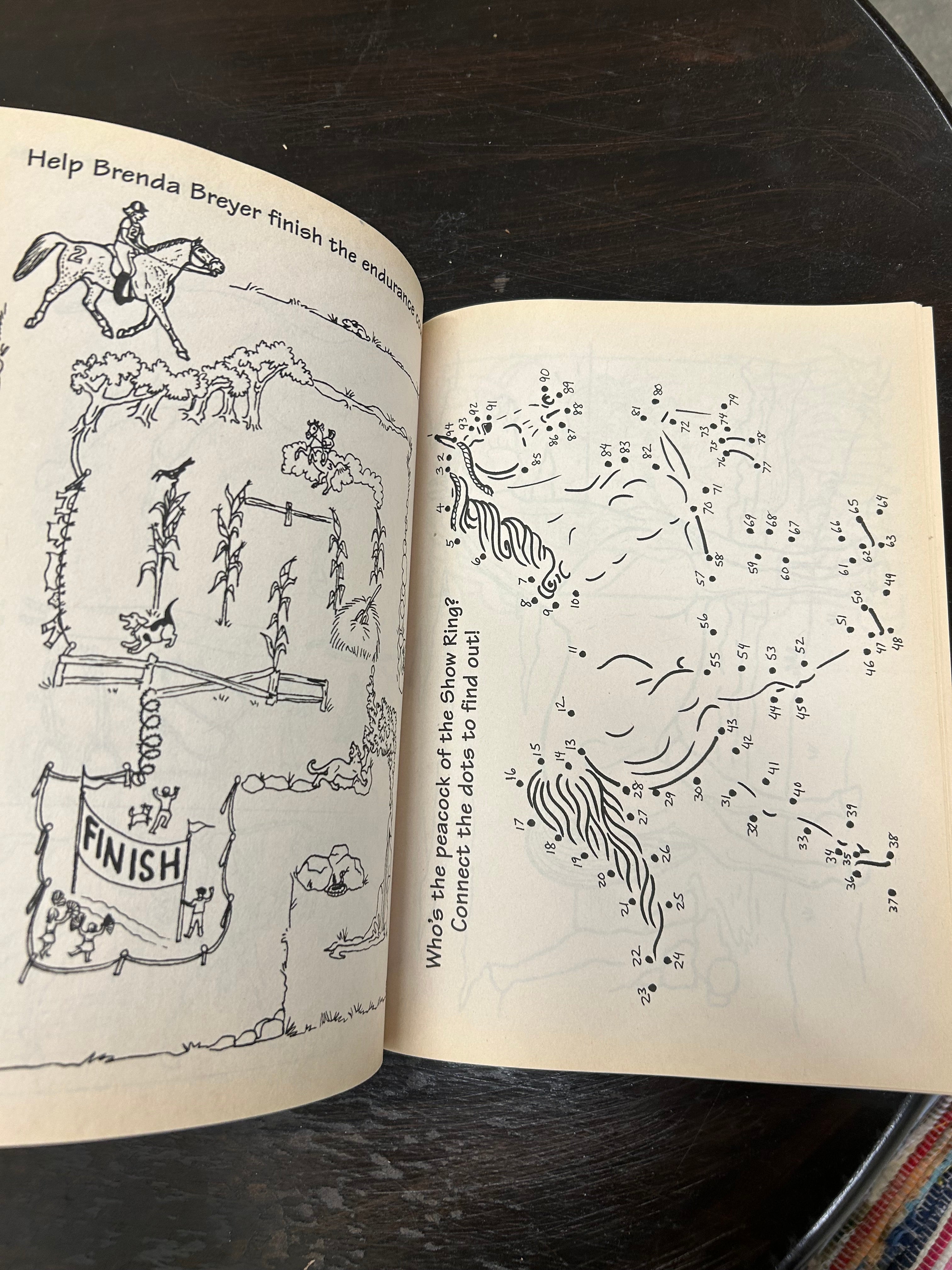 Vintage Breyer Coloring and Activity Books