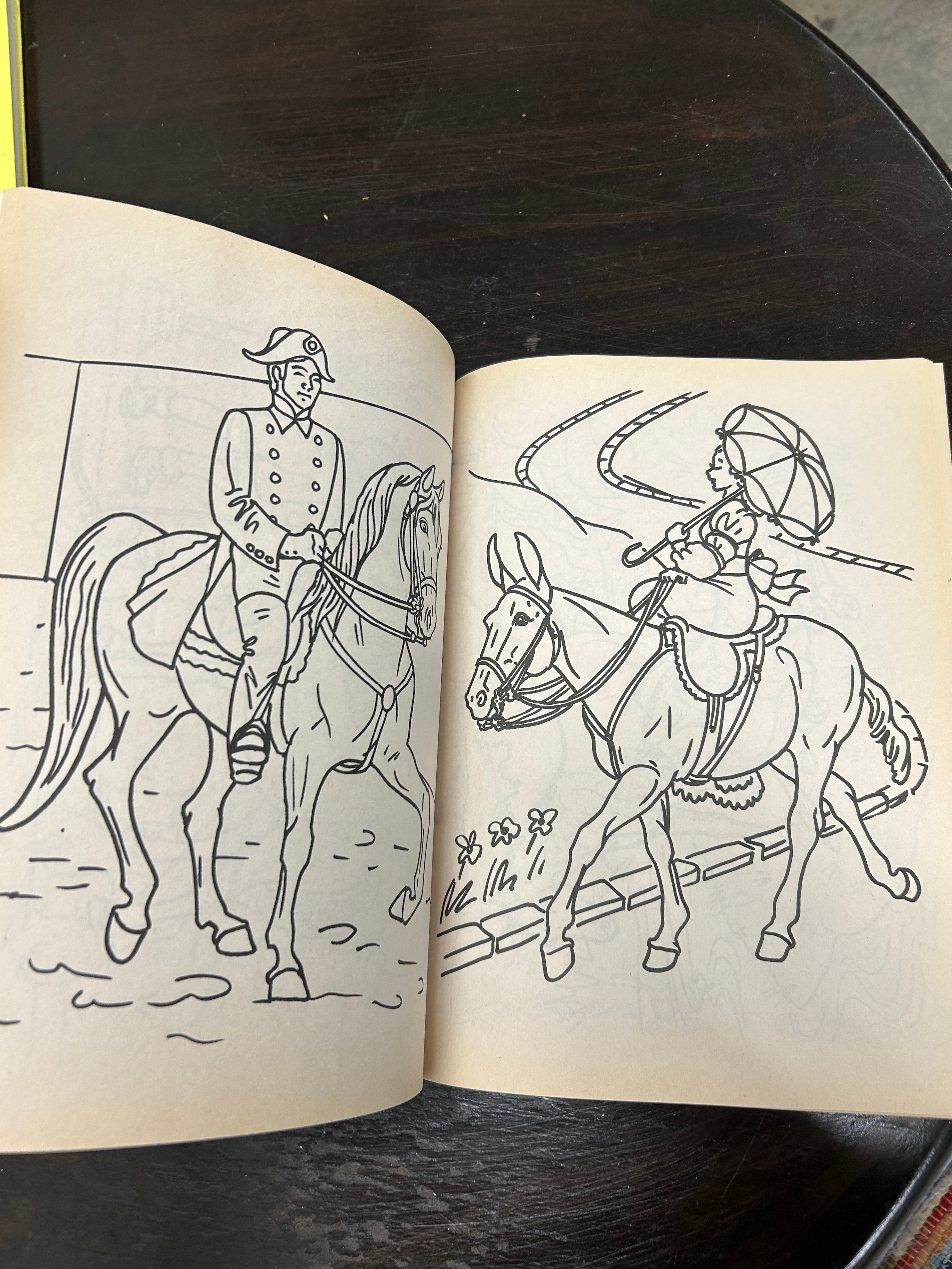 Vintage Breyer Coloring and Activity Books