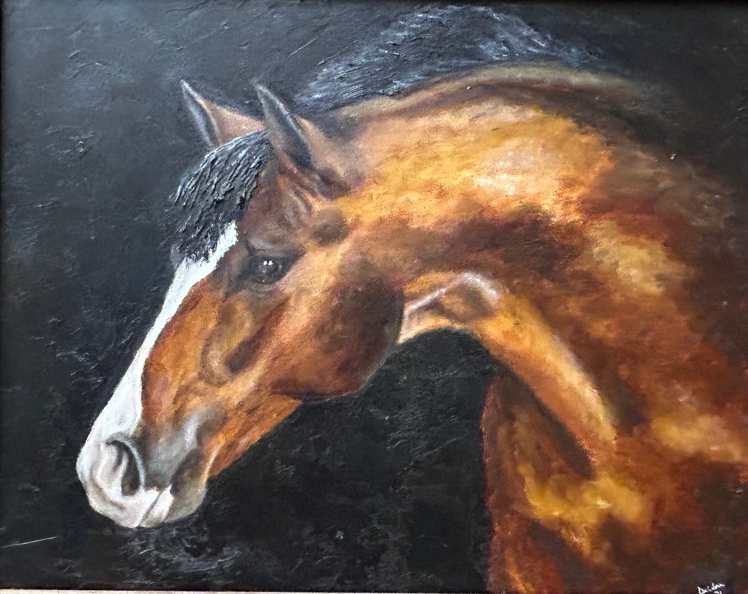 The Breeze- Original Oil Painting signed by artist Deirdra Davis.