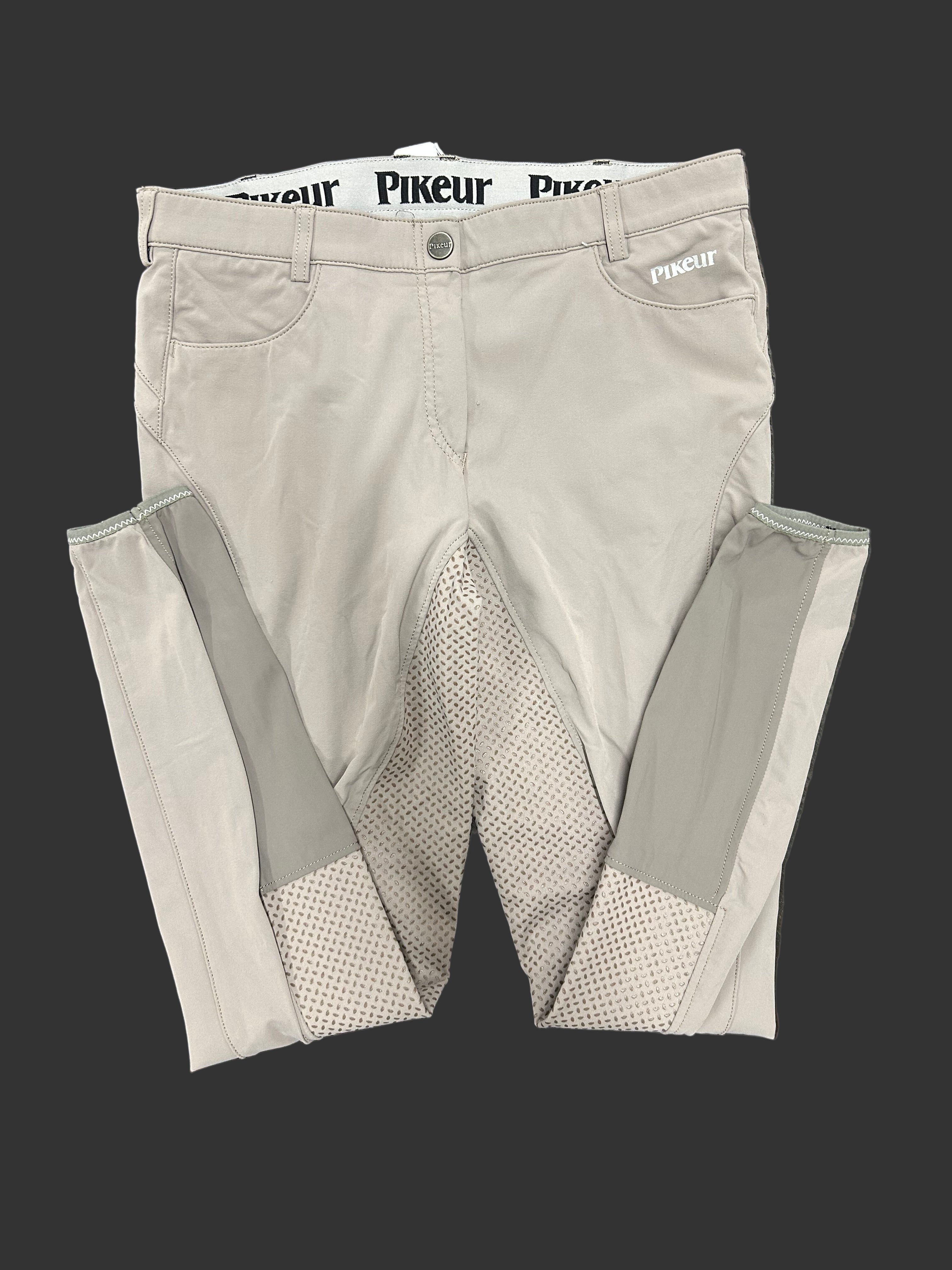 Pikeur womens size 32 tan/beige full seat Calanja