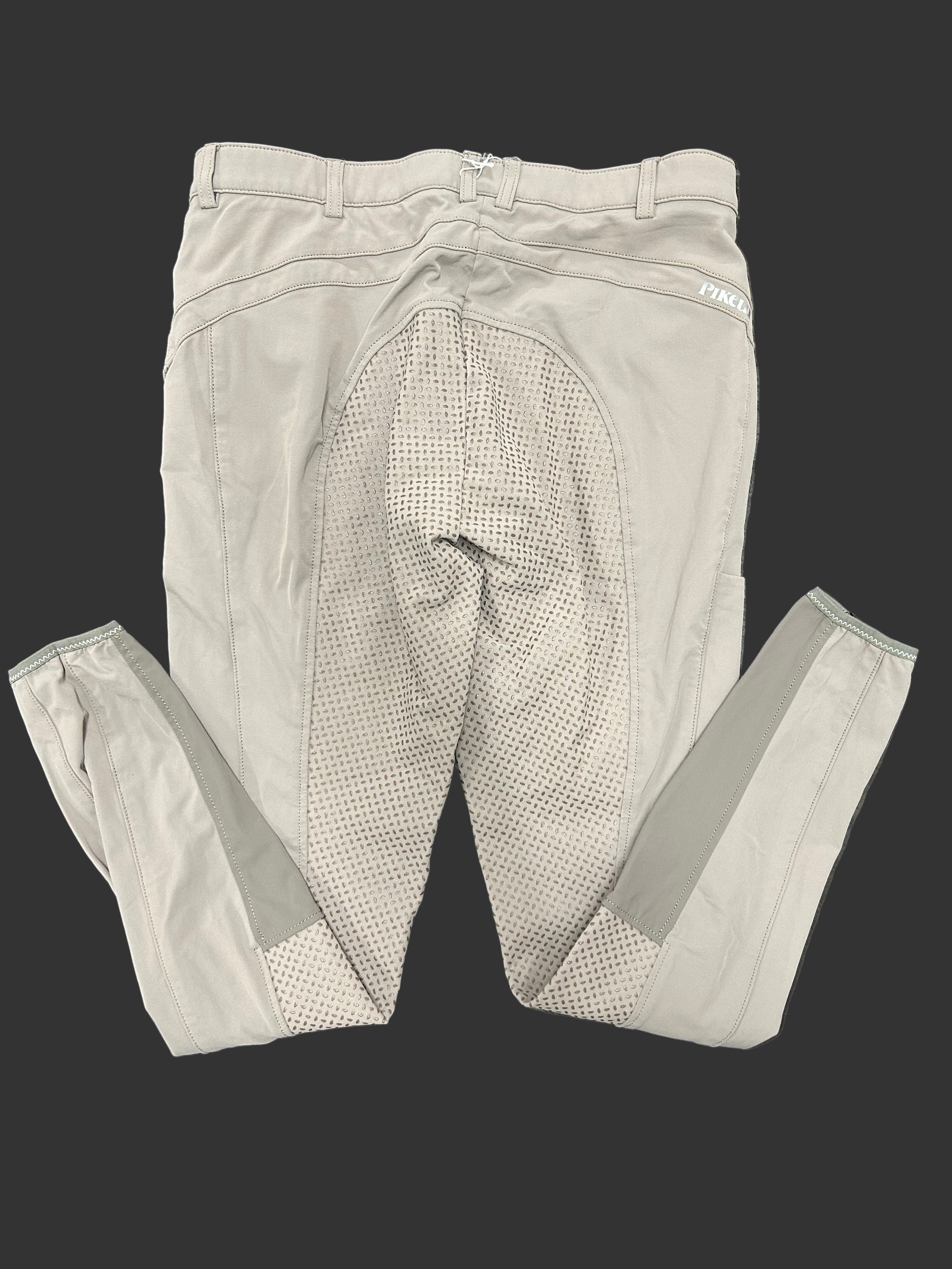 Pikeur womens size 32 tan/beige full seat Calanja