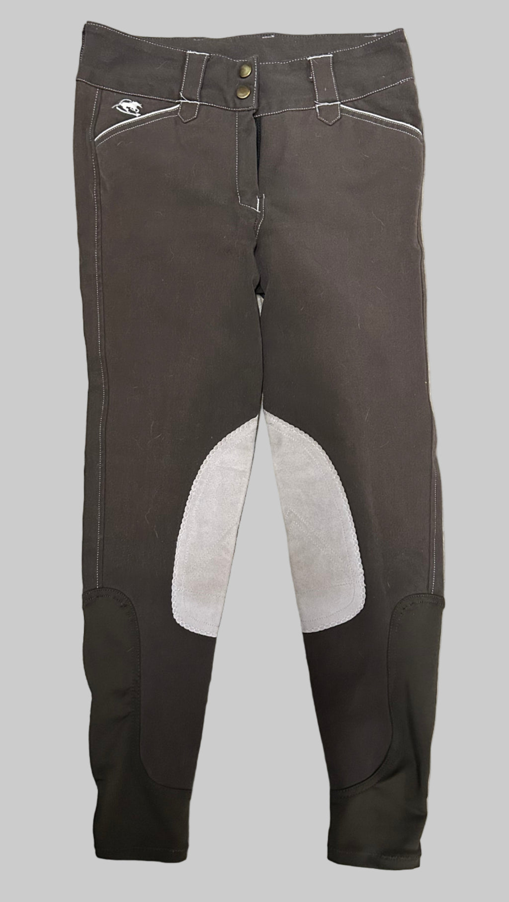 Smartpak Piper Breeches in Taupe/Light Grey - Women's 24
