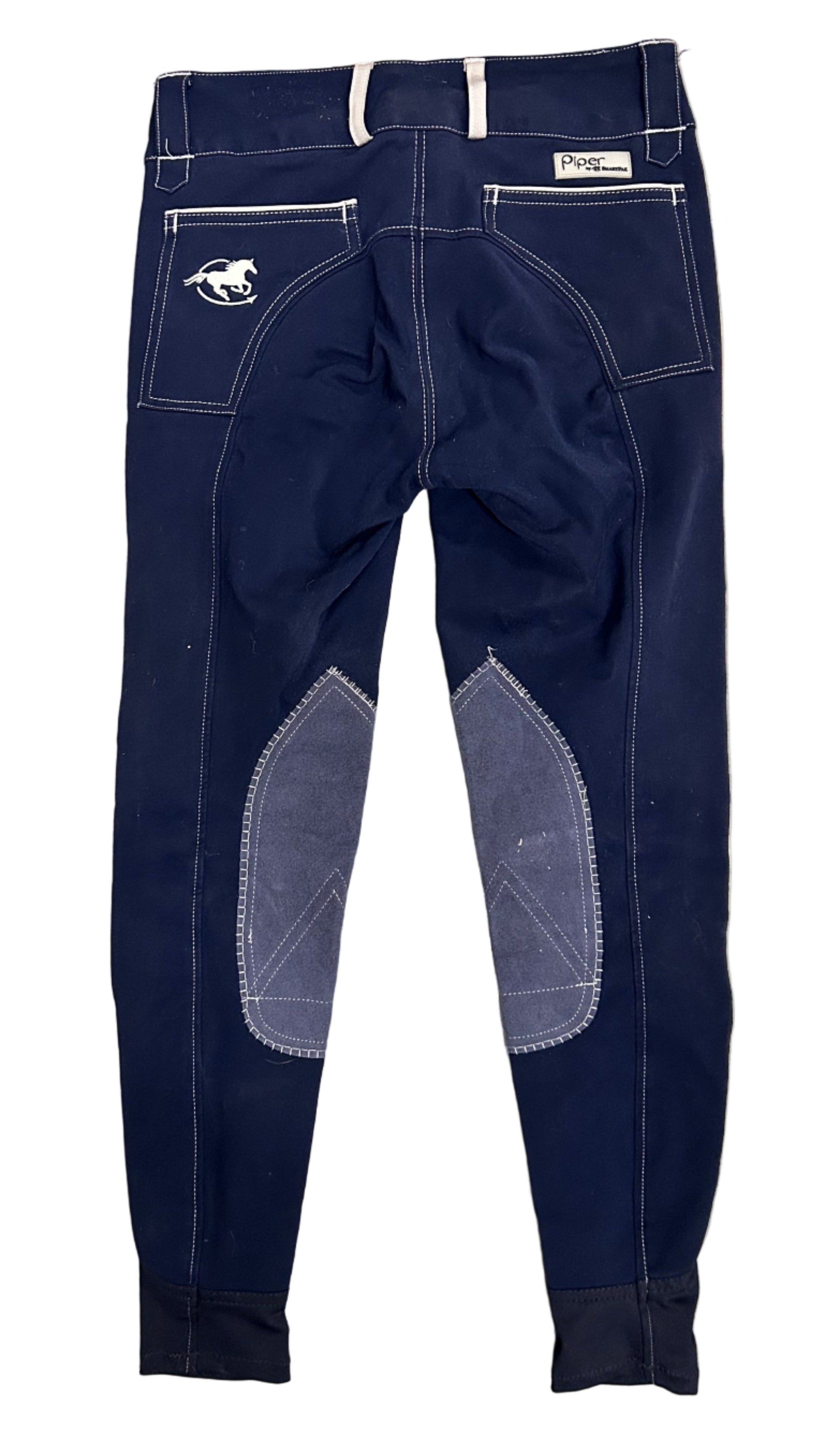 Smartpak Piper Breeches in Navy/Gray - Women's 24R