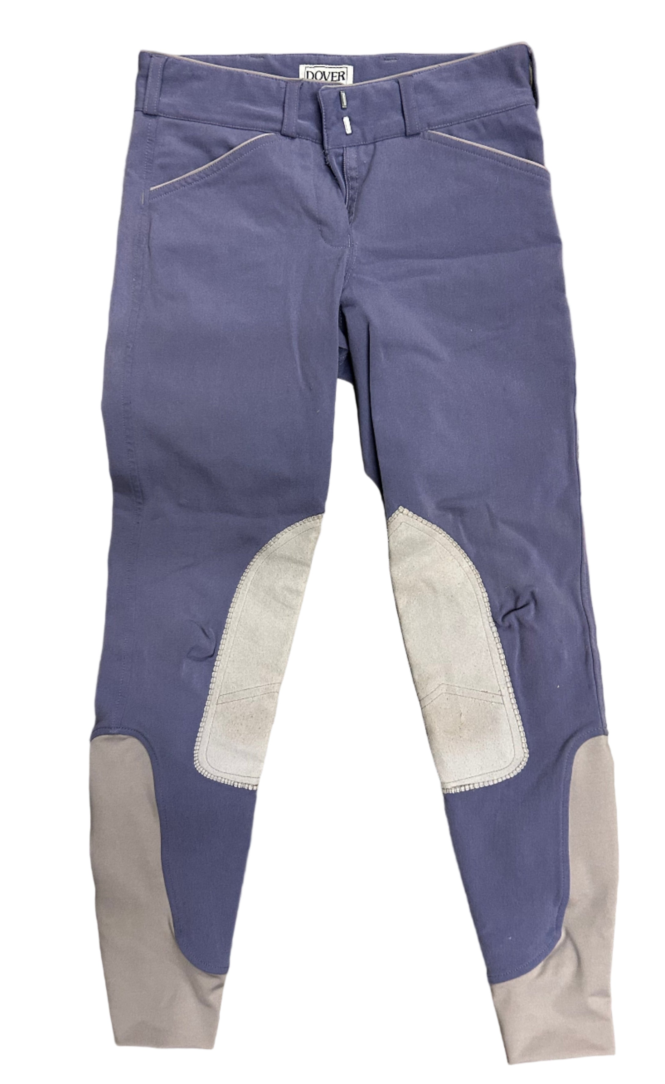 Dover Breeches in Periwinkle/Lt Gray - Women's 24