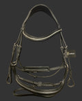 Fairfield Dressage Bridle Black With Stones