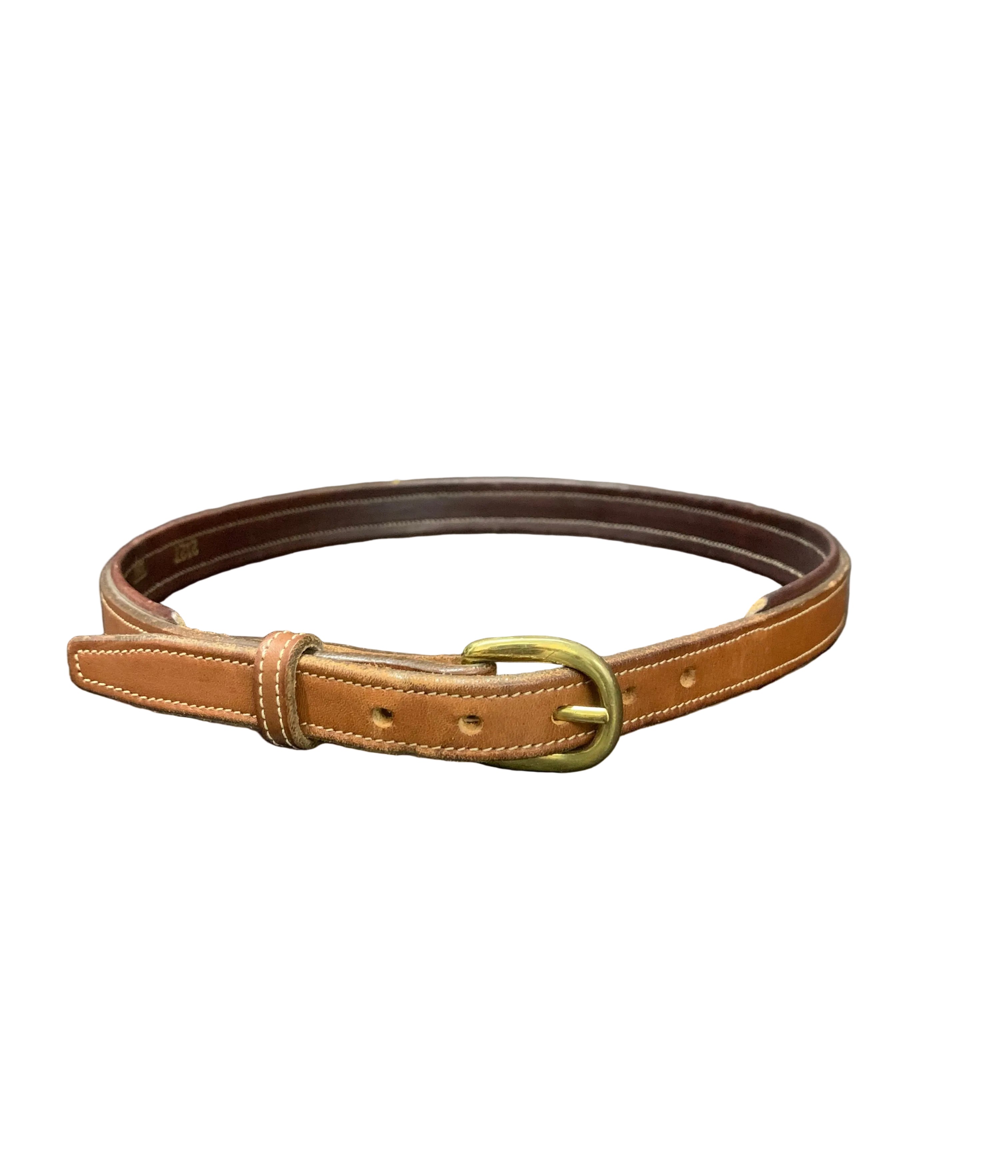 Tori Leather Brown Belt Size 30"