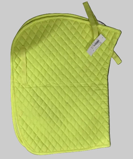 Reflective Square Saddlepad Neon Yellow NEW