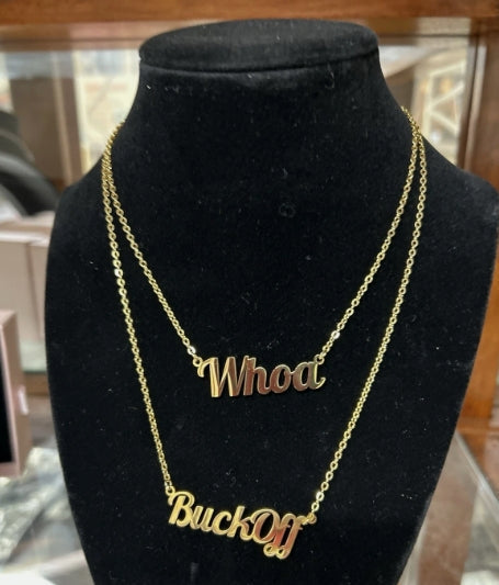 Equestrian Jewelry Buck Off and Whoa NEW
