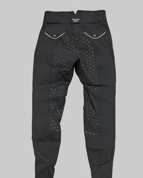 Halter Ego Black W Silver Breeches 32 Perfection