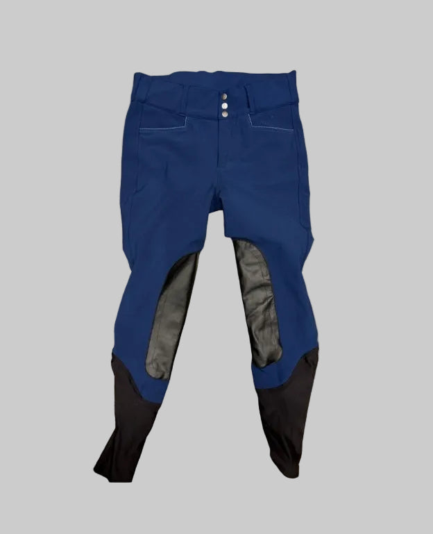 Kerrits Womens Equestrian Breeches Blue L Tall
