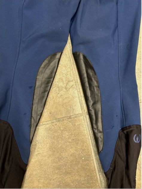 Kerrits Womens Equestrian Breeches Blue L Tall