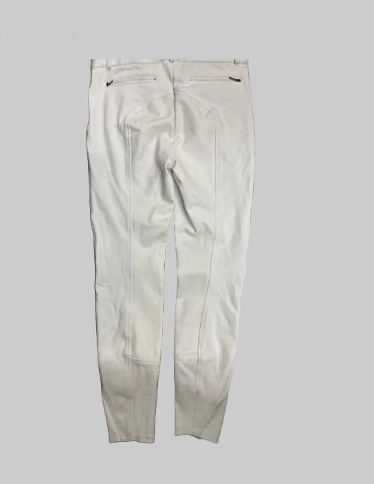 HR White Full Seat Breeches 32