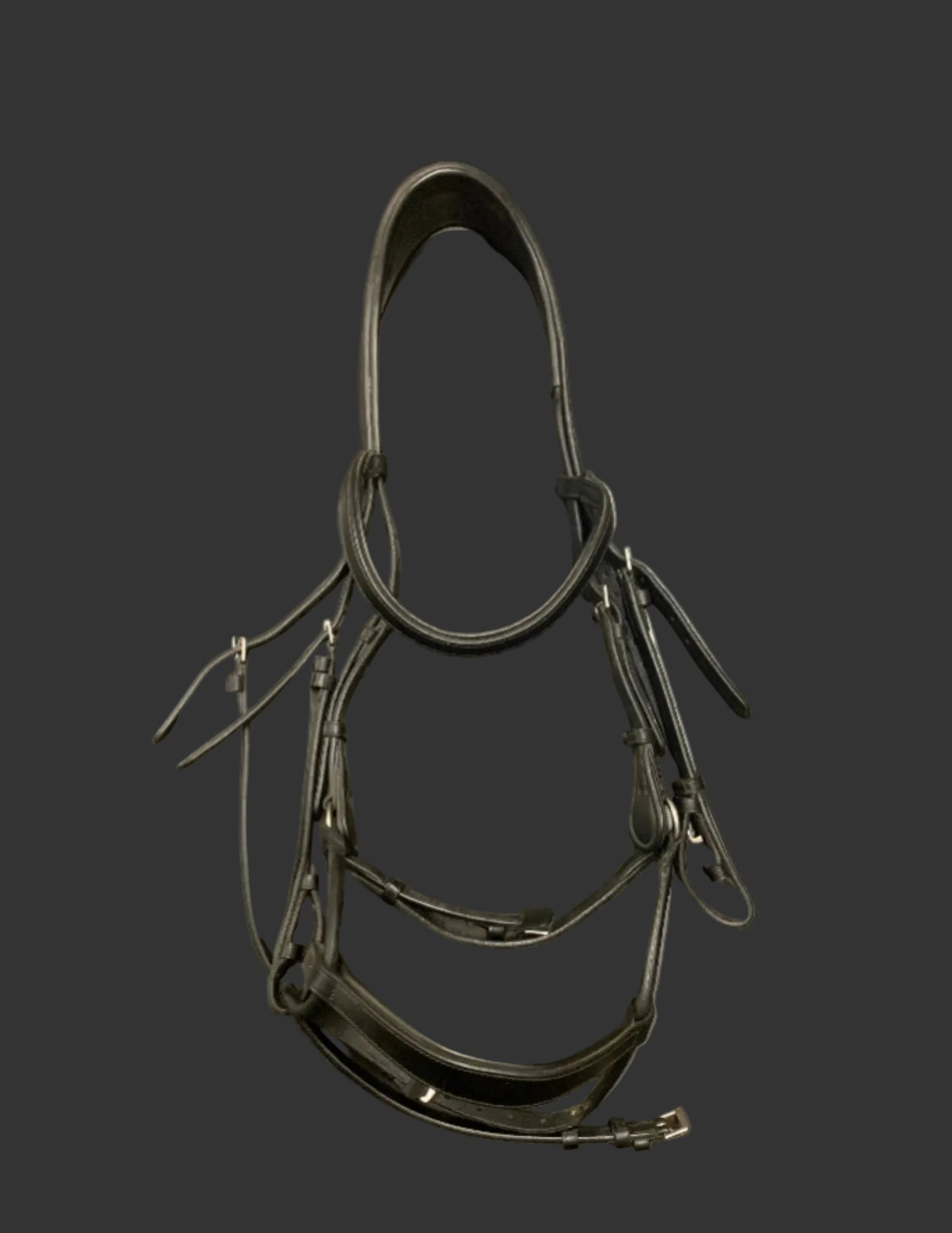 Dressage Bridle Leather Black