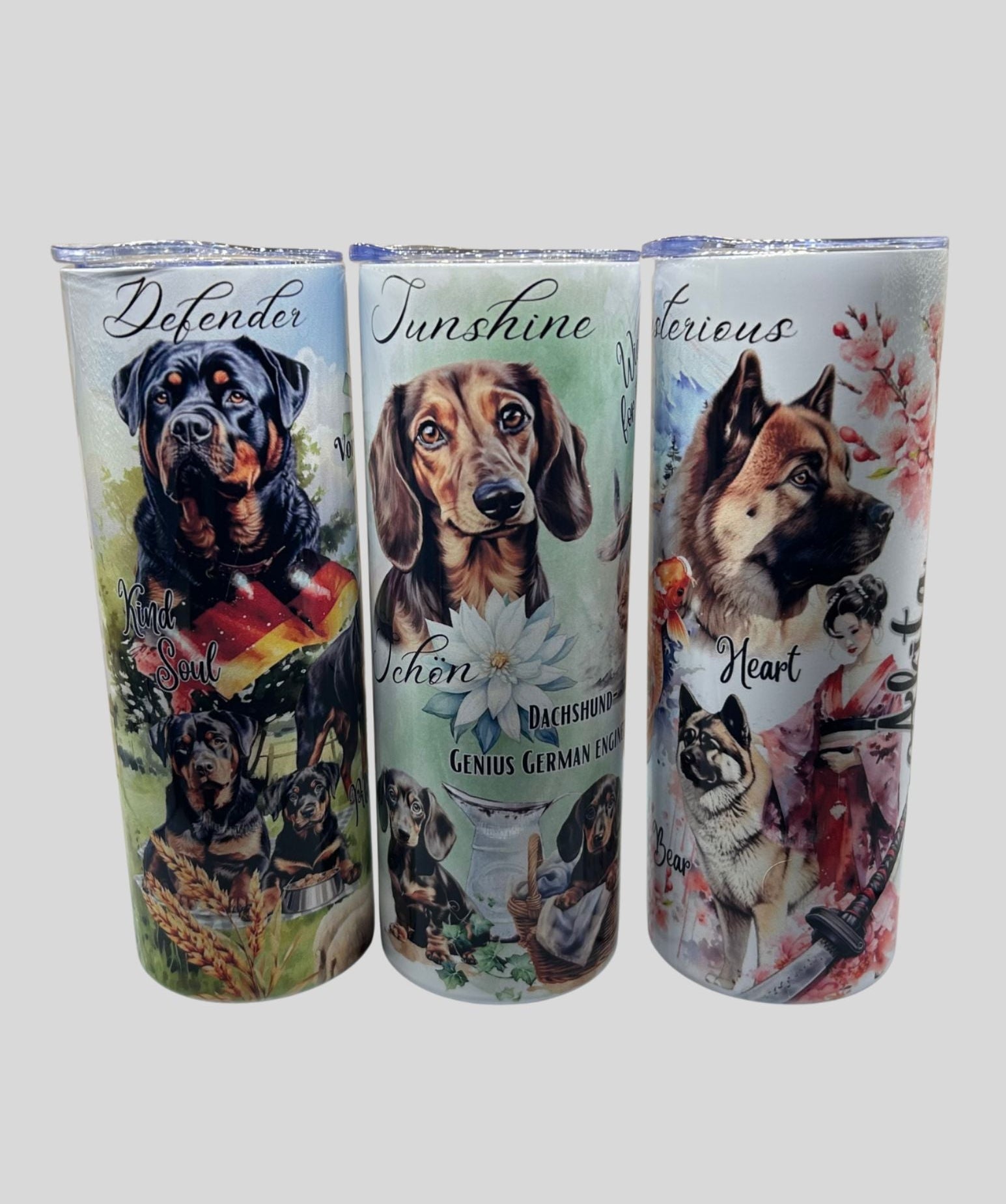 Dog Breeds Around The World Hot/Cold Tumblers 20 oz