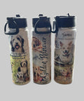 Dog Breeds Around The World 22 oz Water Bottles